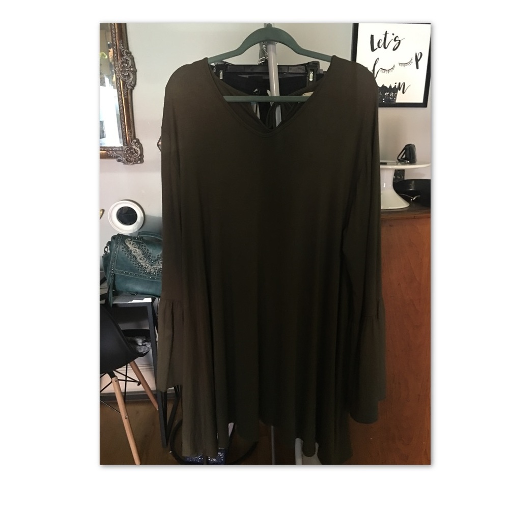 Olive Green Dress